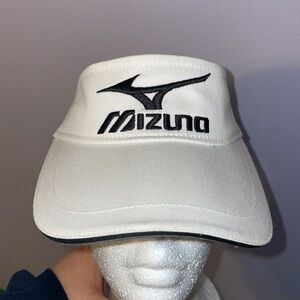 Mizuno Tour Series Embroidered White Visor Hat OS